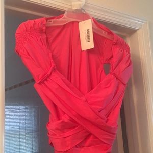 Bnwt hot pink Maggie London dress size 10